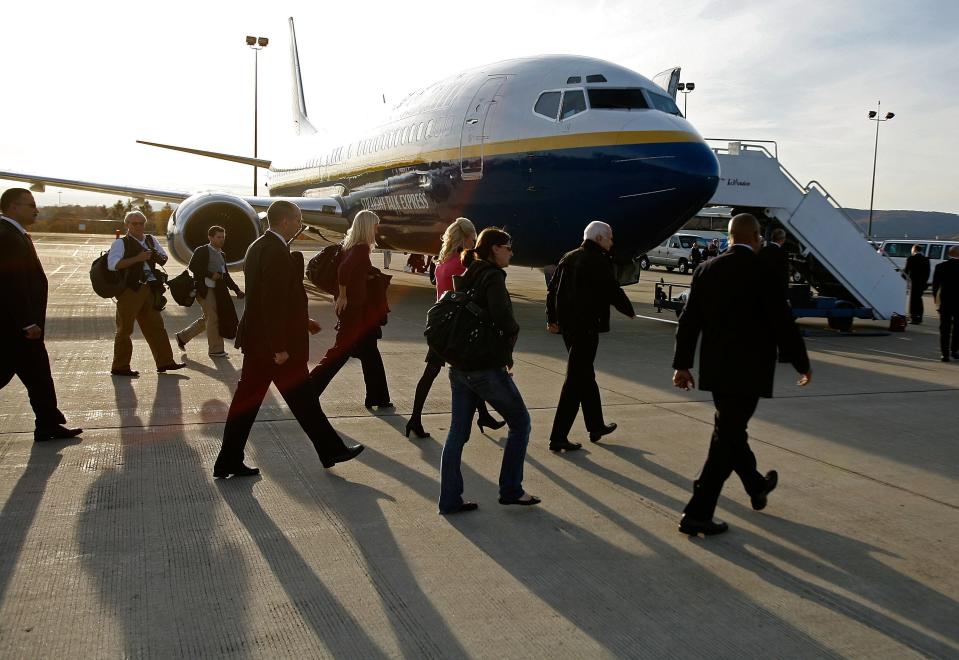 John McCain Campaign Plane