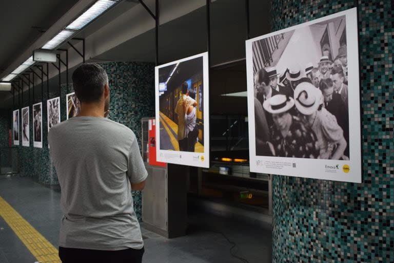 El arte es una parte importante dentro de la cultura del subte, para que los pasajeros puedan sentirse conectados con la ciudad y su historia. Aquí parte de la muestra que podrá verse hoy para celebrar el Día del Subte