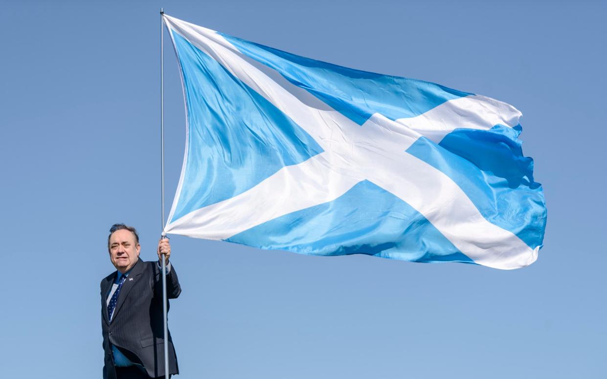 Former MSP Alex Salmond kicks off Alba Lothian campaign on Calton hill in Edinburgh -  Euan Cherry
