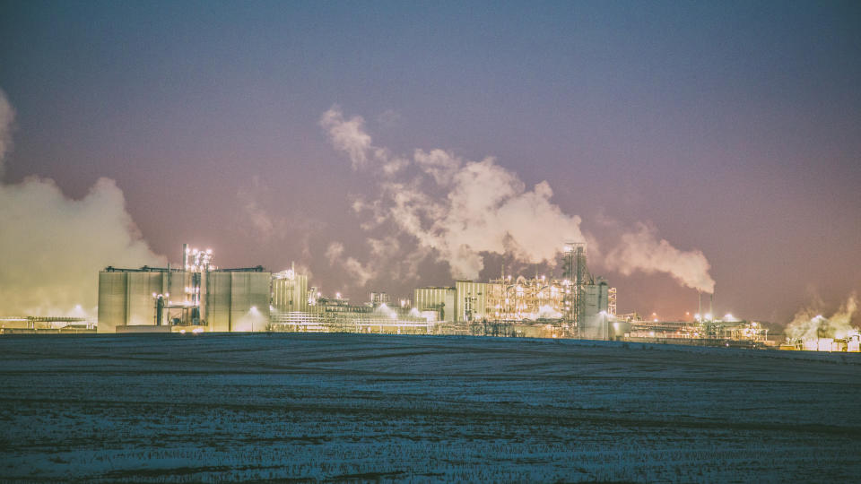 ADM industrial plant in Cedar Rapids, Iowa.