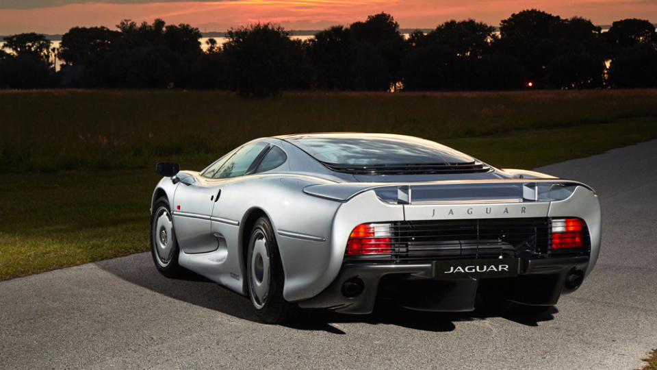 The XJ220’s shape is precisely what continues to make it one of the most beautiful and enduring designs of its era. - Credit: Photo by Rafael Martin, courtesy of RM Sotheby's.