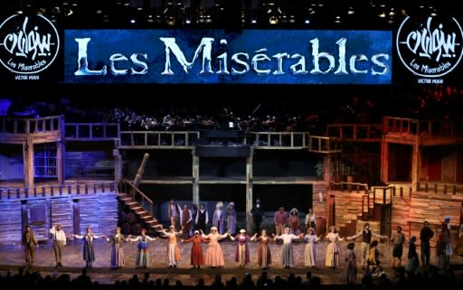 The show has a cast, crew and orchestra of over 450, and has played to sold-out 2,500-strong crowds for six nights a week since it debuted in November