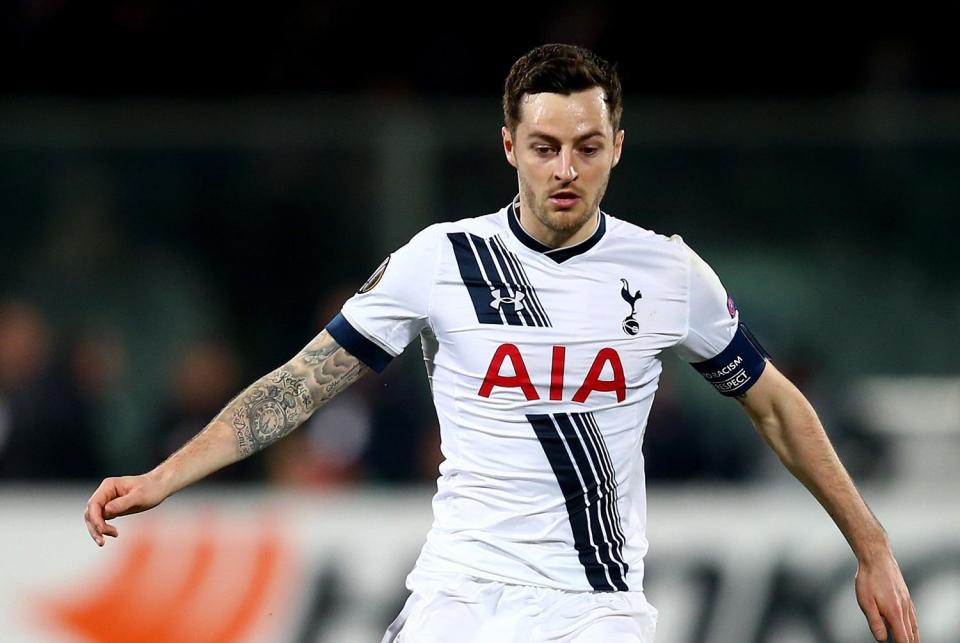 Well wishes: Ryan Mason made 53 Premier League appearances for Tottenham