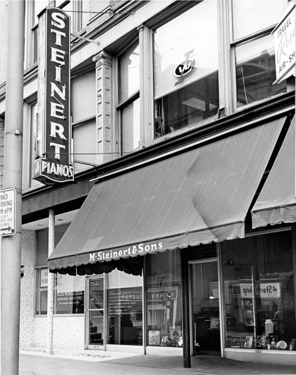 M. Steinert & Sons moved out of  308 Main St. in Worcester in 1983.