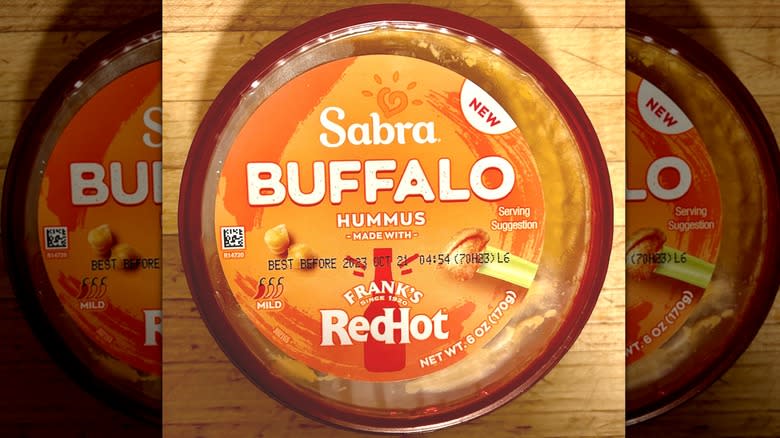 Sabra Buffalo Hummus Franks Redhot