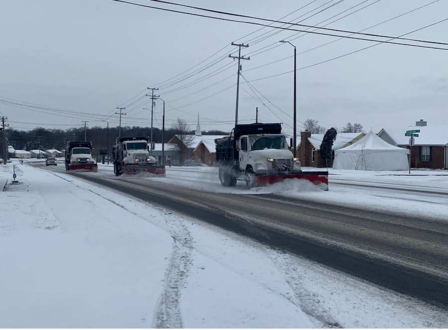 Snow plows in Clarksville (Courtesy: City of Clarksville)