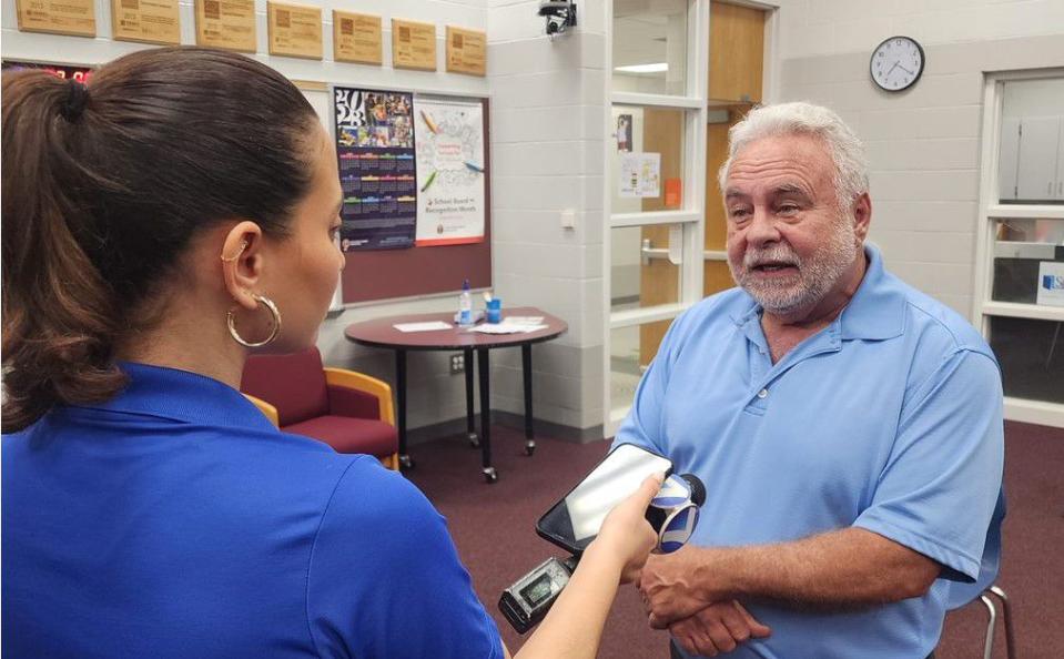 Mike Valley, of Springfield, speaks with News Center 7's Kayla McDermott about the incident at Kenwood Elementary in mid-February.