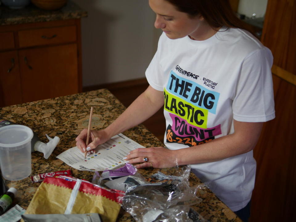 Actress Bonnie Wright is among those taking part in the "Big Plastic Count" (GreenpeaceUK/PA)