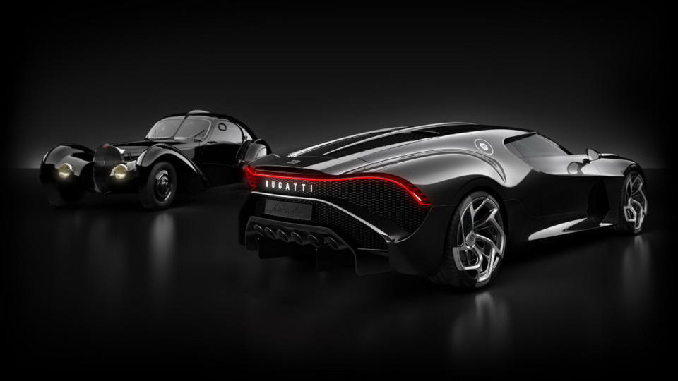 圖／根據國外TSB消息指出，Bugatti打算製造的全新超跑，還不確定是否遵循La Voiture Noire全球僅此一輛的模式發布。