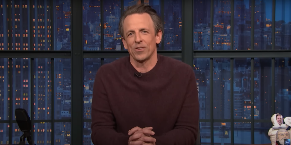Meyers called Mr Trump ‘the single weirdest, most off-putting human being on the face of the f****** planet’ (Late Night with Seth Meyers)