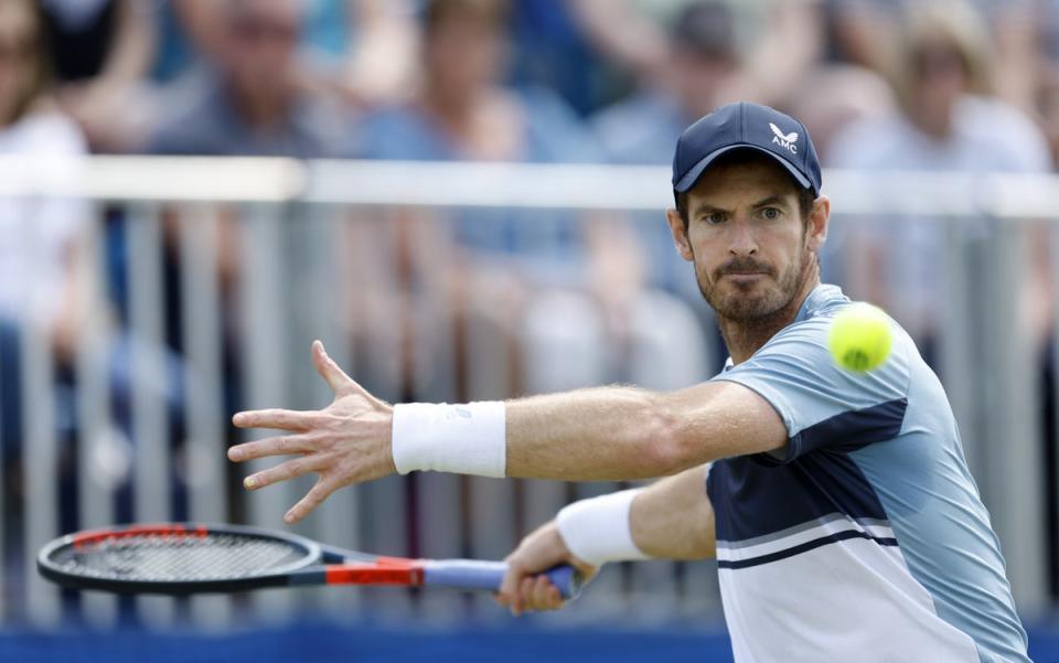 Andy Murray made it through to the quarter-finals at Surbiton (Steven Paston/PA) (PA Wire)