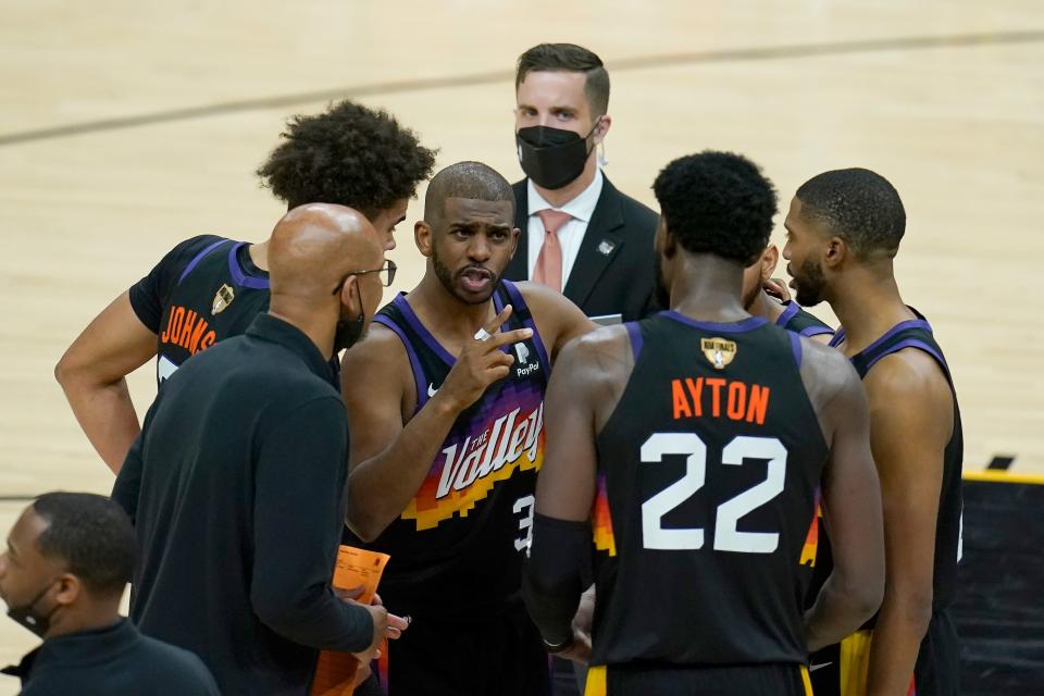 Chris Paul (3) was the catalyst for the Suns reaching the NBA Finals, and retaining him will be a top priority.