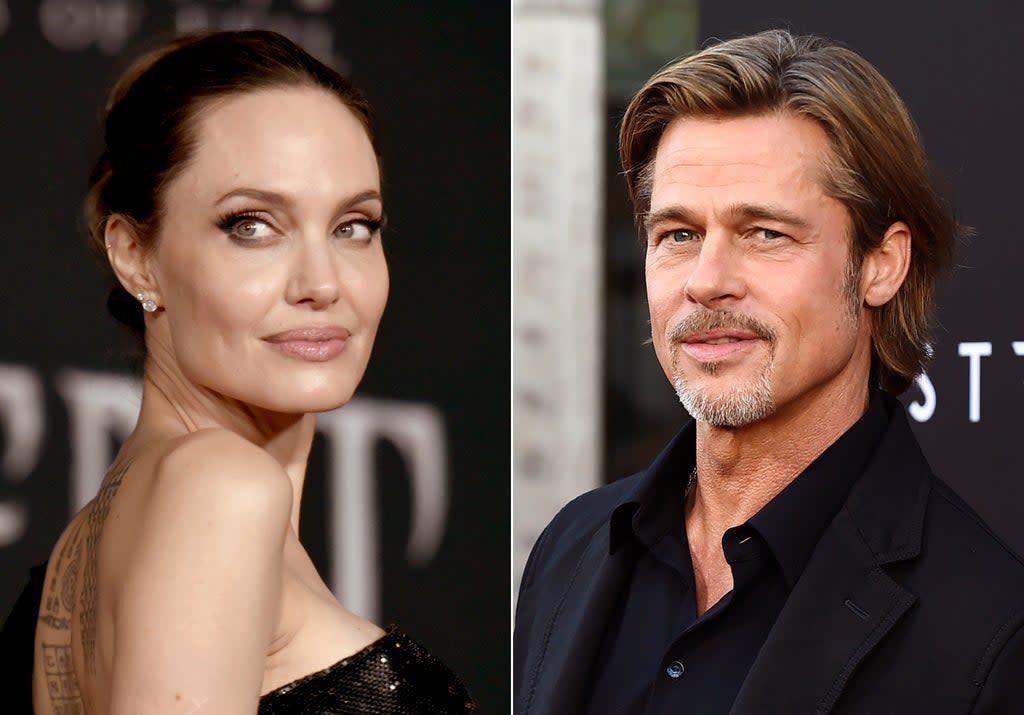Angelina Jolie and Brad Pitt  (AP )