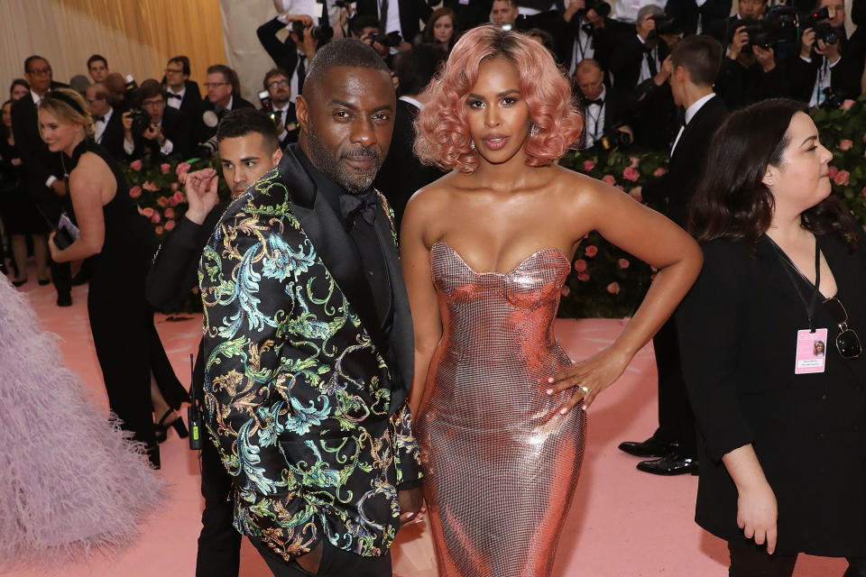 Idris Elba and Sabrina Elba attend the 2019 Met Gala celebrating "Camp: Notes on Fashion" at The Metropolitan Museum of Art on May 6, 2019 in New York City