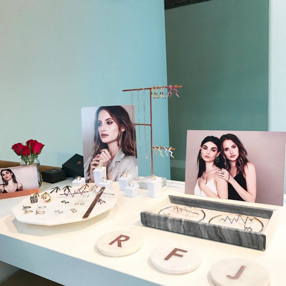 Growing: Rosie was showcasing her jewellry at a trade show (Rosie Fortescue/ Instagram)