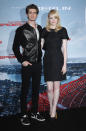 BERLIN, GERMANY - JUNE 20: Actress Emma Stone and actor Andrew Garfield attend a photocall for "The Amazing Spider-Man" at the Adlon Hotel on June 20, 2012 in Berlin, Germany. (Photo by Sean Gallup/Getty Images for Sony Pictures)