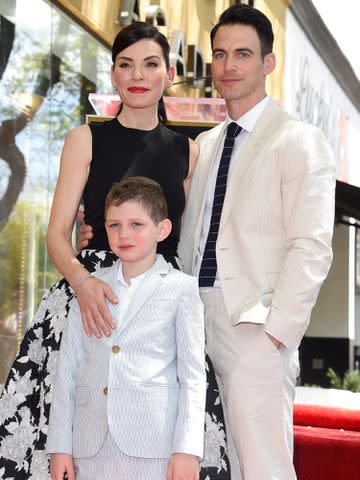 <p>Axelle/Bauer-Griffin/FilmMagic</p> Julianna Margulies and her husband Keith Lieberthal with their son Kieran Lindsay Lieberthal at the Hollywood Walk in Fame on May 2015.