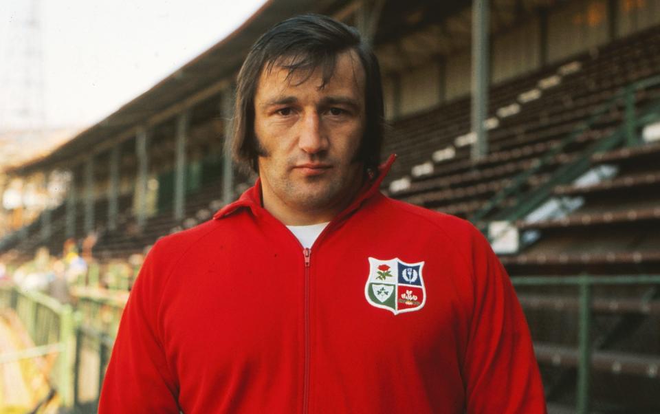 1974 British Lions Tour of South Africa - Training Session British Lions and Scotland player , Sandy Carmichael