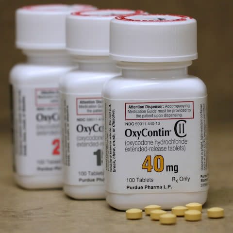 Bottles of prescription painkiller OxyContin - Credit: Reuters