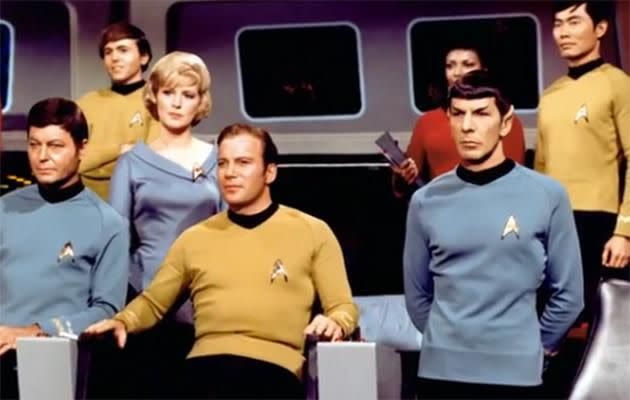 The original Star Trek cast. Source: Getty