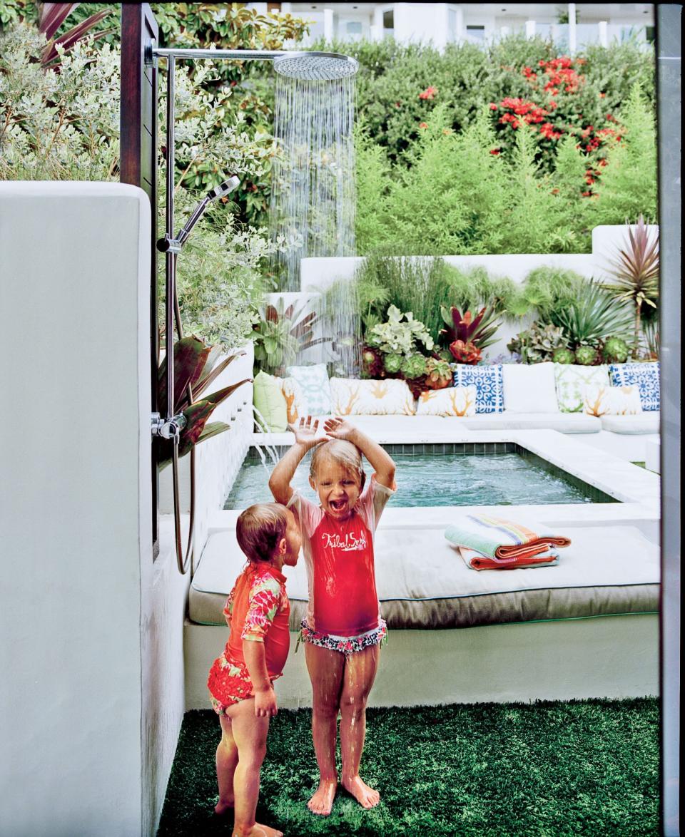 Family-Friendly Outdoor Shower