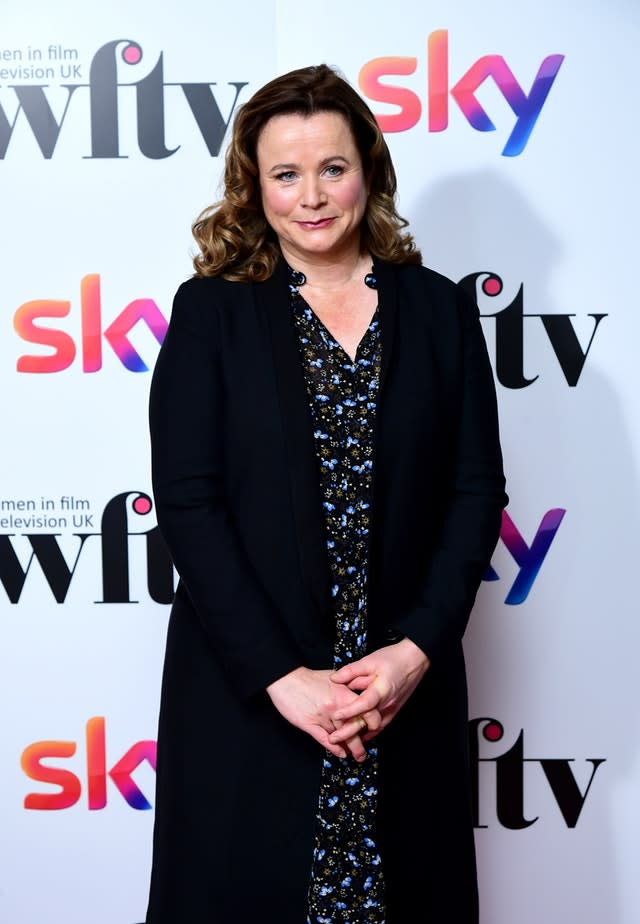 Emily Watson attending the Women in Film and TV Awards 2019 at the Hilton, Park Lane, London 