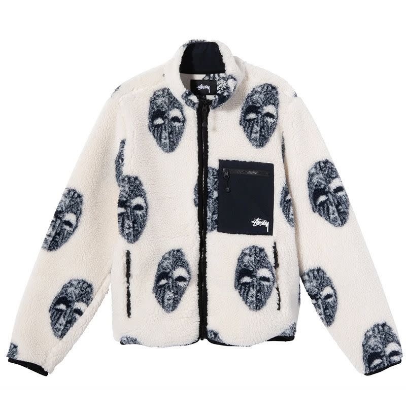 <p><strong>Stüssy</strong></p><p>stussy.com</p><p><strong>$150.00</strong></p><p><a href="https://www.stussy.com/collections/mens-new-arrivals/products/mask-jacquard-sherpa?variant=32666745831520" rel="nofollow noopener" target="_blank" data-ylk="slk:Buy;elm:context_link;itc:0;sec:content-canvas" class="link ">Buy</a></p>