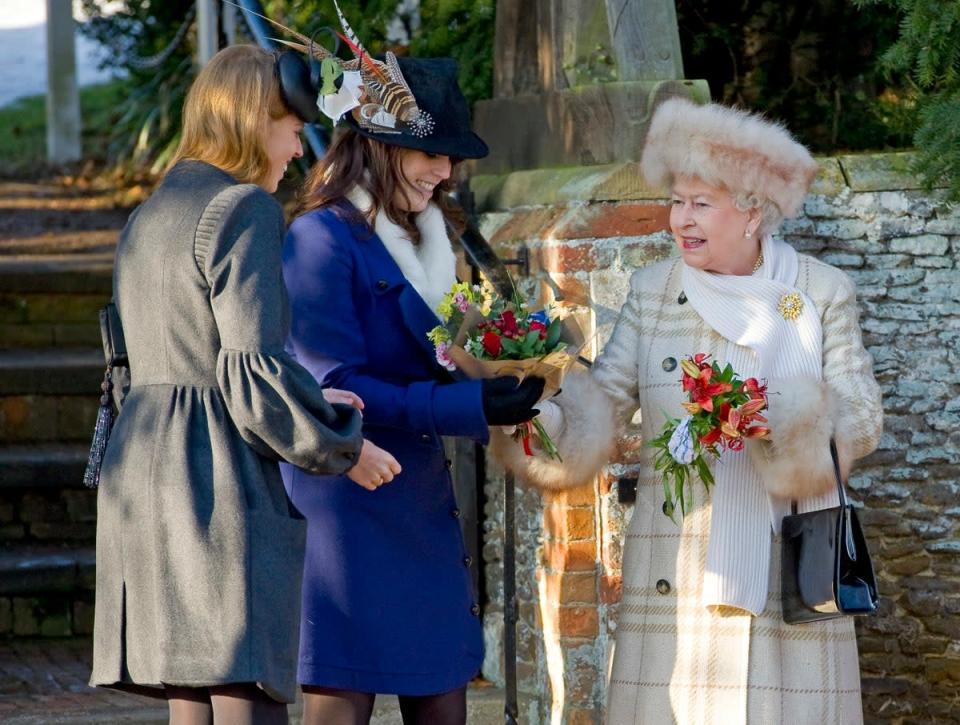 The Queen with Princess Beatrice and Princess Eugenie (Chris Bouchier/Sunday Times/PA) (PA Archive)