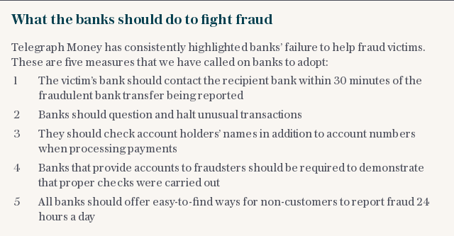 What the banks should do to fight fraud