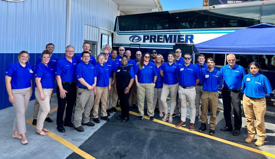 The staff of Premier Transportation – East Tennessee’s top-tier coach service, trusted by the UT Volunteers. The company recently hosted “Breakfast & Buses” at their headquarters in North Knoxville. Aug. 15, 2023