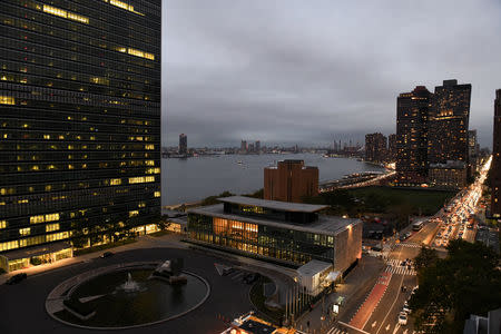 The United Nations Headquarters is seen ahead of the United Nations General Assembly in Manhattan, New York City, U.S. September 23, 2018. REUTERS/Darren Ornitz