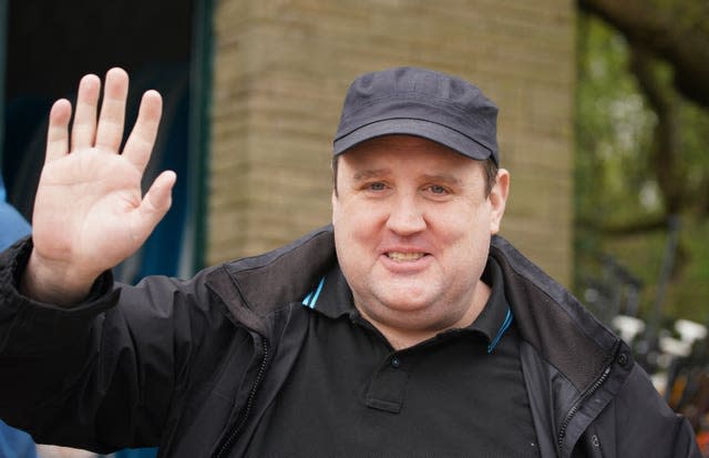 Peter Kay Wheelyboat launch