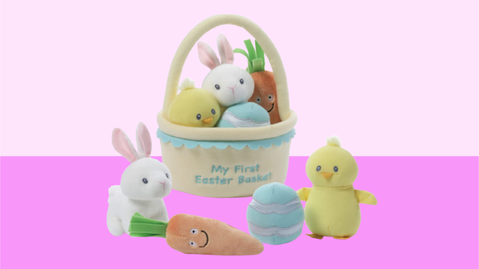 A cuddly Easter basket