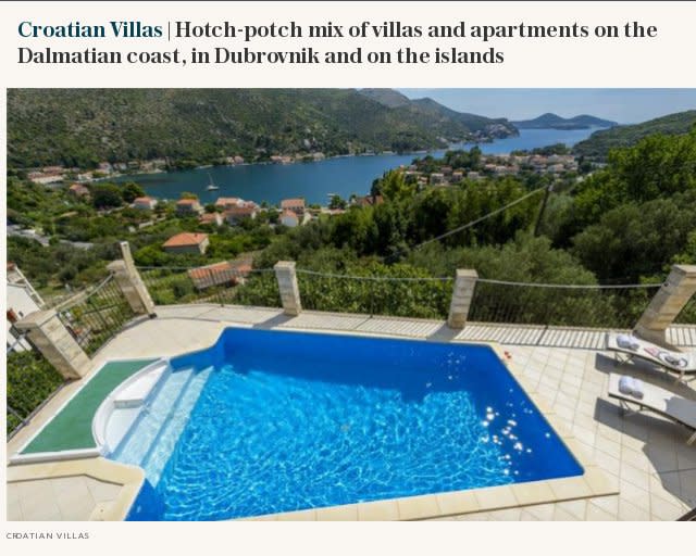 V2 | Croatian Villas | Hotch-potch mix of villas and apartments on the Dalmatian coast, in Dubrovnik and on the islands