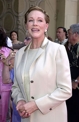 Julie Andrews at the Hollywood premiere of Walt Disney's The Princess Diaries