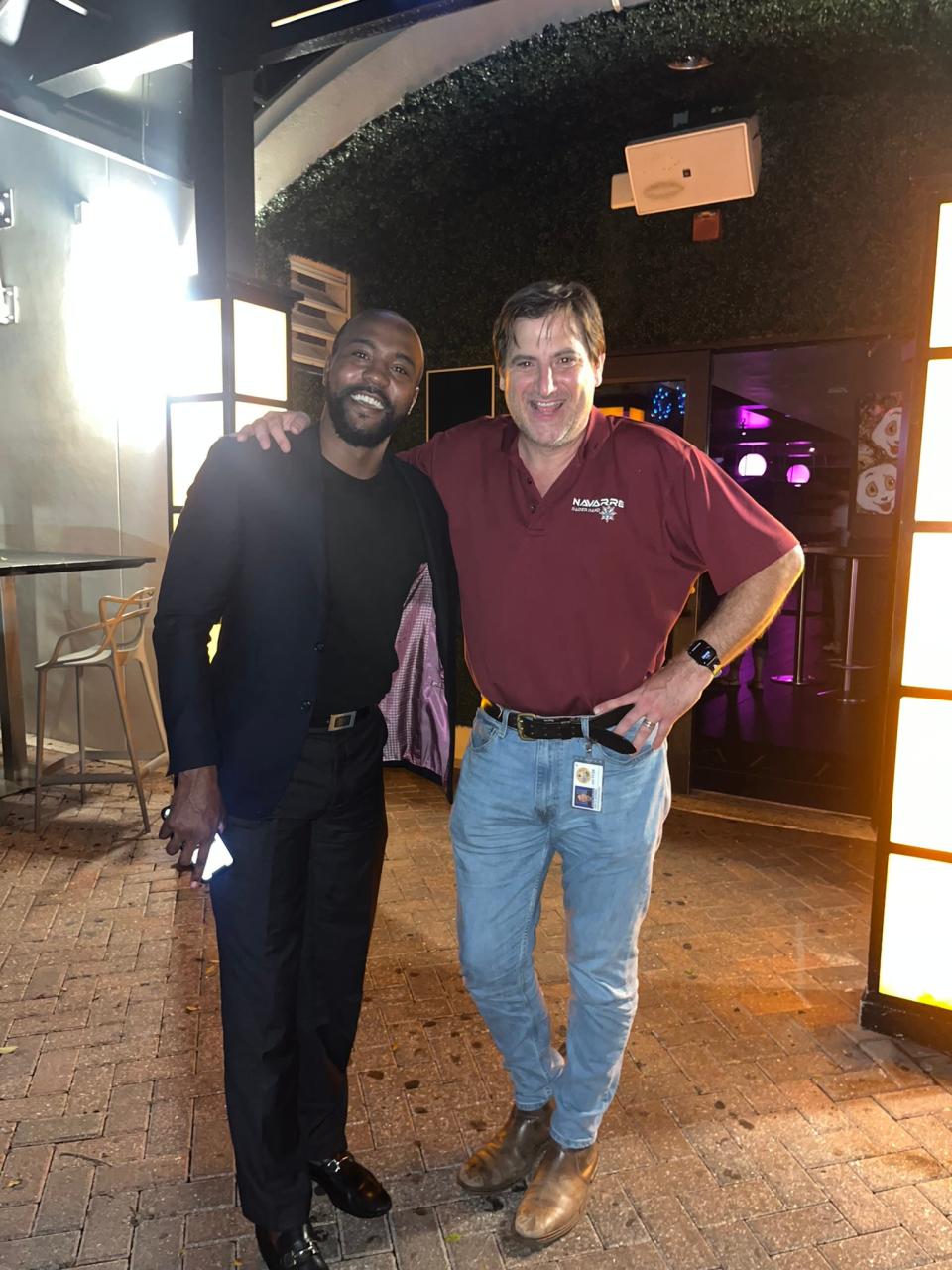 State Rep. Jervonte Edmonds, left, a Democrat from West Palm Beach, and Dr. Joel Rudman, right, a Republican representative from the Panhandle. The two have reached across the aisle to find common ground. They are seen here at the SALT7 restaurant in Delray Beach.