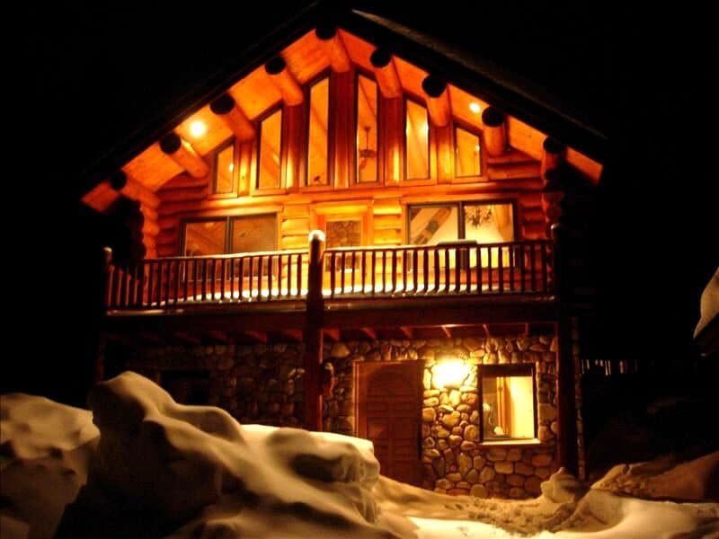 Ski-In, Ski-Out Custom Log Home