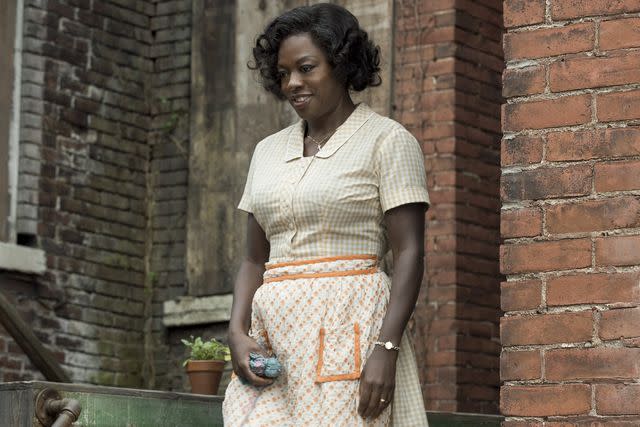 <p>Everett Collection</p> Viola Davis in 'Fences'