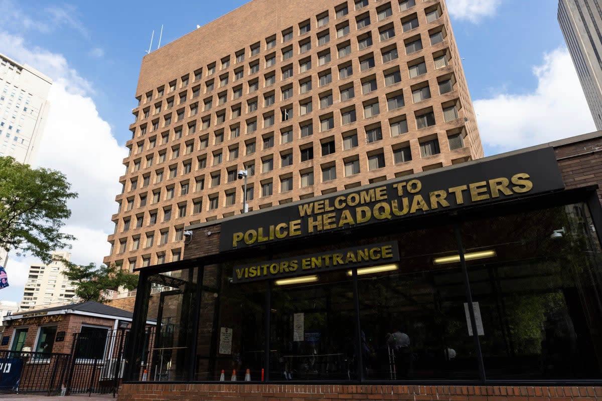 The exterior of the New York City Police Department’s headquarters at 1 Police Plaza is shown, Friday, Sept., 6, 2024 (Copyright 2024. The Associated Press. All Rights Reserved.)