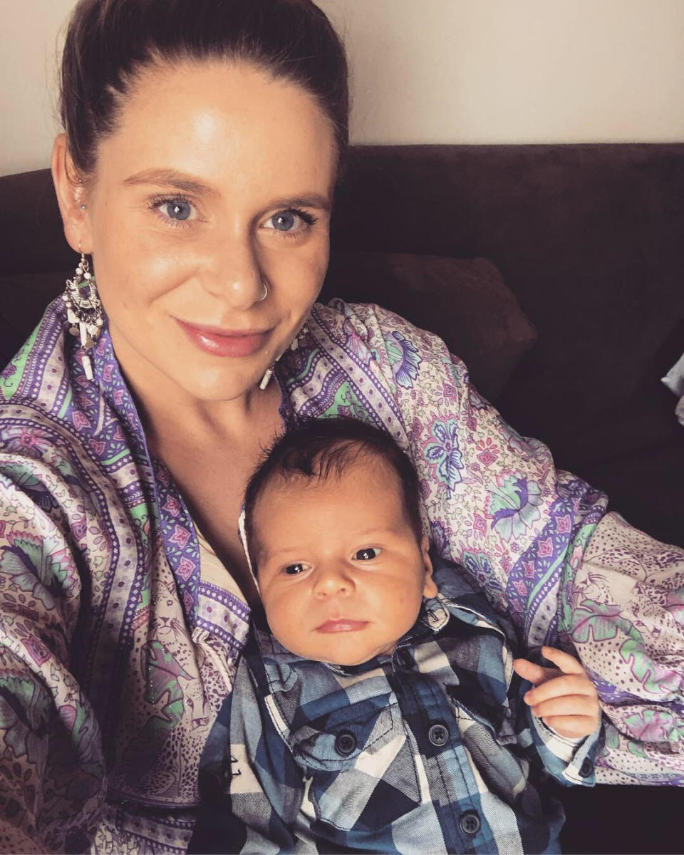 Kate Gardiner, pictured with her son Floyd. Source: Supplied/Kate Gardiner