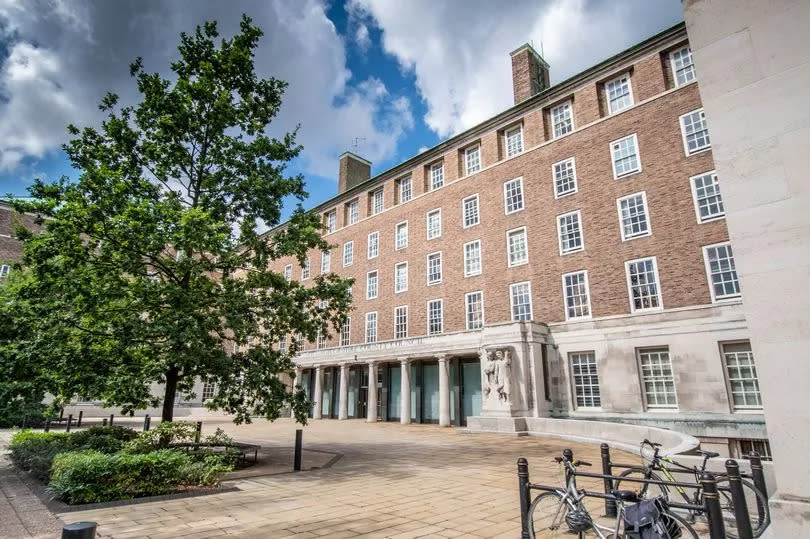 County Hall in West Bridgford, Nottinghamshire County Council's headquarters.