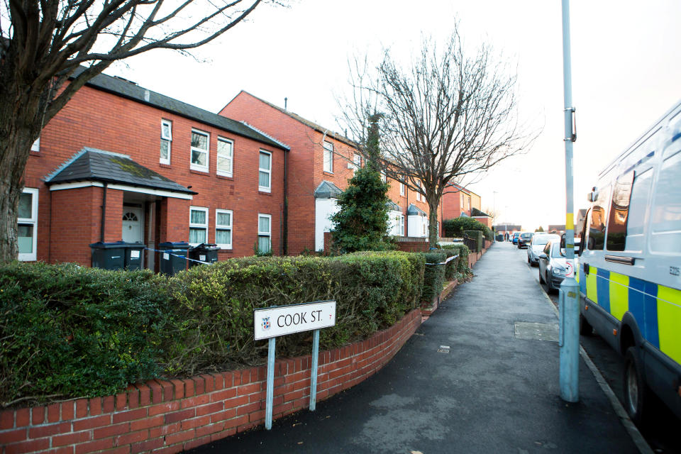 Emergency services were called to the terraced house in Birmingham (SWNS)