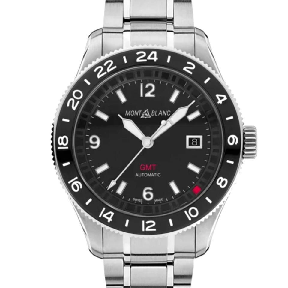 a black and white watch