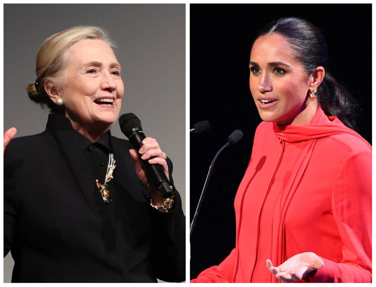 Hillary Clinton and the Duchess of Sussex (Getty)