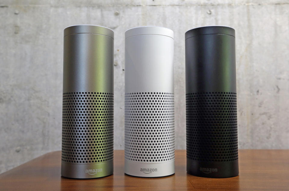 Der Amazon Echo ist der klare Marktführer bei den smarten Lautsprechern. (Bild: AP Photos)