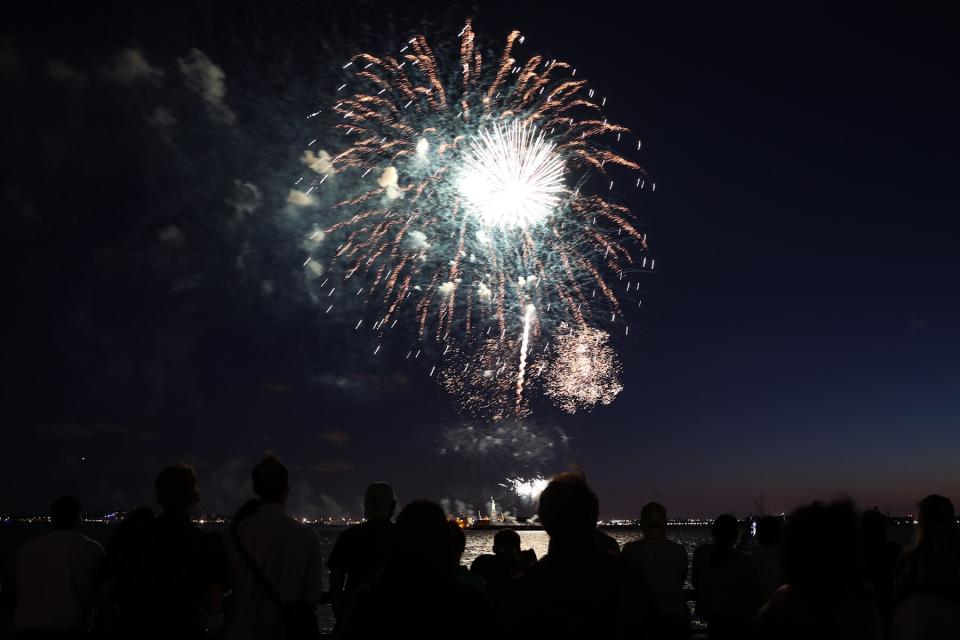 The fireworks to honor frontline workers in NYC
