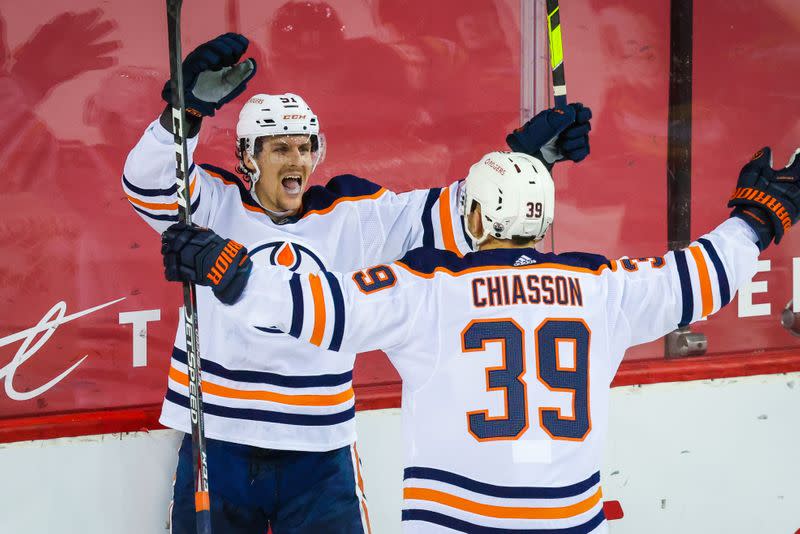 NHL: Edmonton Oilers at Calgary Flames