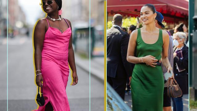 Slip Dress Trend: Stars in Slip Dresses  Trending dresses, Slip dress,  Everyday dresses