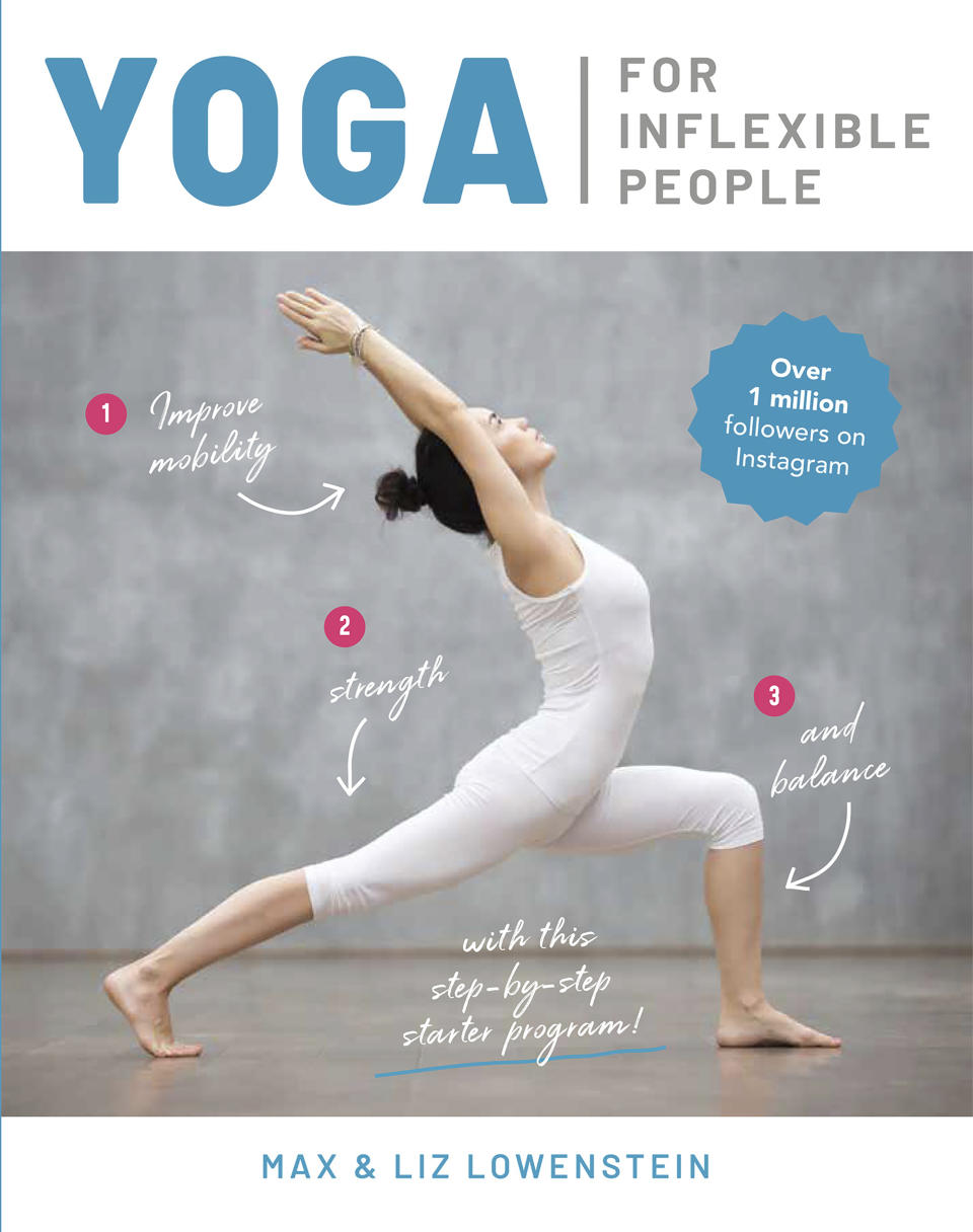 This cover image released by Thunder Bay Press shows “Yoga for Inflexible People,” a beginner's guide to Zen by AcroYoga instructors Max and Liz Lowenstein. (Thunder Bay Press via AP)