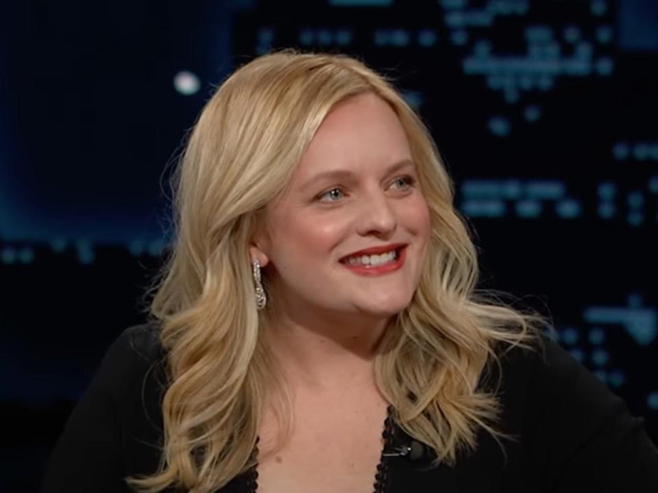 Moss is best known for playing Offred on ‘The Handmaid’s Tale’ (Jimmy Kimmel Live!/ABC)